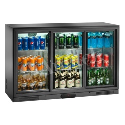 Vitrină frigorifică 280 litri, înălțime 840 mm cu 3 uși glisante, Amitek - Img 4