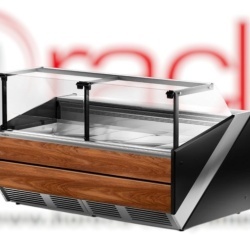 Vitrină frigorifică de expunere carne și mezeluri, L-X 197/120