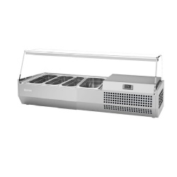 Vitrină frigorifică ingrediente sandwich sau pizza, 1328x450 mm, Infrico - Img 2