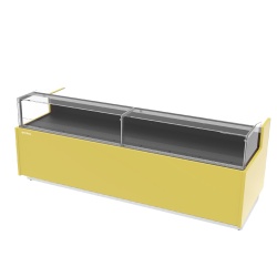Vitrină frigorifică modulară de expunere cafenea/cofetărie/patiserie/magazin MAGNUS, 2500x1020 mm Infrico - Img 5