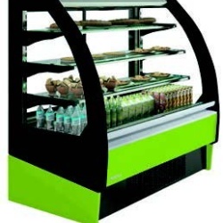 Vitrină frigorifică pentru cofetărie/patiserie, AMBAR, 938x810x1300 mm cu acces dublu - Img 3