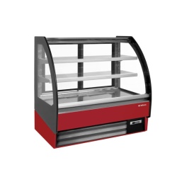 Vitrină frigorifică pentru cofetărie/patiserie, AMBAR, 938x810x1300 mm cu acces dublu - Img 4