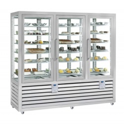 Vitrina frigorifica verticala pentru inghetata 3 usi, 1388 L