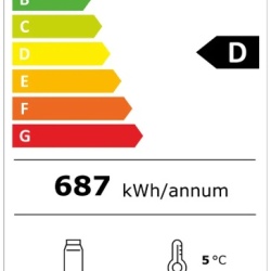 Vitrină frigorifică verticală, răcire dinamică, 422 litri, Neagră Premium, Liebherr - Img 6