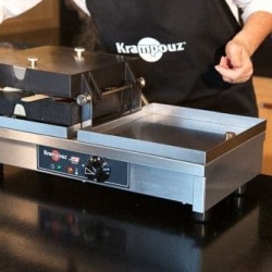 Aparat profesional de vafe 4×7 Bruxelles, 44x26x22h cm - Img 5