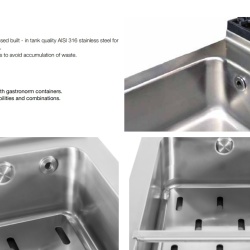 Bain-marie electric GN1/1, de banc Jemi - Img 3