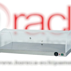 Banc de păstrare a farfuriilor la cald cu cupolă plexiglass, Forcar