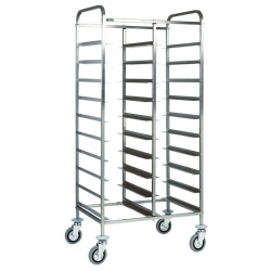 Cărucior inox 20 tăvi GN 1/1, Forcar - Img 2