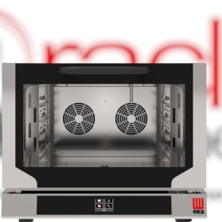 Cuptor electric combisteamer 4 tăvi GN1/1 touchscreen, abur direct Eka Italia