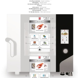 Cuptor electric combisteamer 6 tăvi 60x40 cm touchscreen, Eka Italia - Img 11