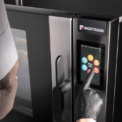 Cuptor electric inteligent combisteamer cu injecție directă 11 tăvi GN2/1, Level-Up Inoxtrend - Img 8