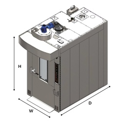 Cuptor electric rotativ pentru panificație, 18 tăvi 600x800 mm - Img 3