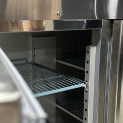 Dulap de refrigerare inox 1400 Litri, cu roți, Hurakan - Img 5