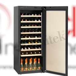 Frigider pentru 94 sticle de vin, negru Amitek
