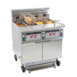 Friteuză electrică profesională cu filtrare 4x 12 Litri, Casselin CFEF412 - Img 4