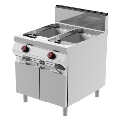 Friteuză profesională pe gaz 15+15 Litri, Desco Italia - Img 5