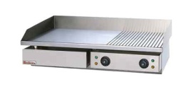Fry top electric cu suprafată netedă/striată - Img 2