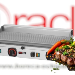 Fry top electric cu suprafață striată