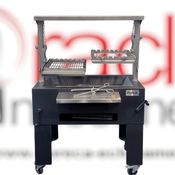 Grătar profesional Barbeque pentru Steak pe cărbuni, PIRA BBQ Combi Lux 110