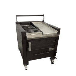 Grătar profesional Barbeque pentru Steak pe cărbuni, PIRA BBQ M80 - Img 12