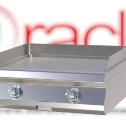 Grill dublu electric CROMAT cu placă netedă, de banc