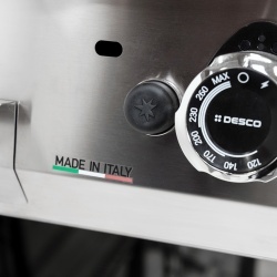 Grill simplu electric cu placă netedă și dulap neutru deschis, Desco Italia - Img 8