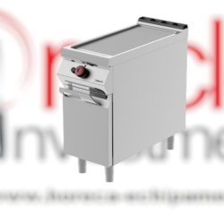 Grill simplu pe gaz cu placă netedă și dulap închis, Desco