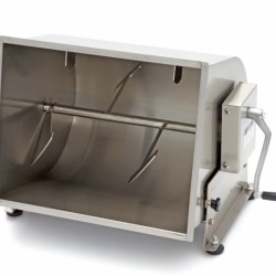 Malaxor manual carne, 60 litri - 55 kg, Bol Înclinat, Maxima - Img 5