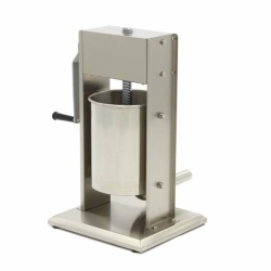 Mașină de făcut cârnați inox 10 Litri, 4 pâlnii incluse - Img 4