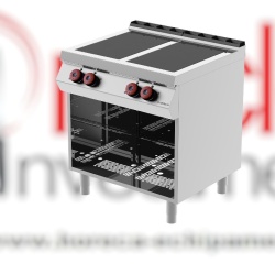 Mașină de gătit electrică cu plită prin inducție, 4 zone de coacere Desco Italia