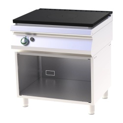 Mașină de gătit pe gaz cu plită și suport deschis, 800x900 mm - Img 2