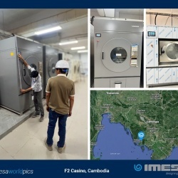 Mașină de spălat rufe profesională Imesa, 55 kg tip încălzire electric - Img 7