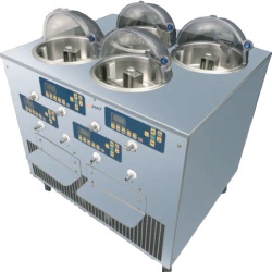 Mașină multifuncțională pentru a produce, afișa, conserva și servi înghețata 4x12L - Img 2
