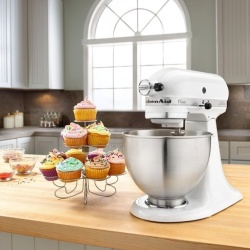 Mixer planetar KitchenAid Classic, alb 4.3 litri - Img 9