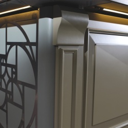Mobilier neutru pentru bar 390x236xh 85/107 cm - Img 2