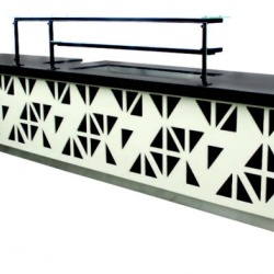 Mobilier neutru pentru linie de servire, 4500x900x1370 mm