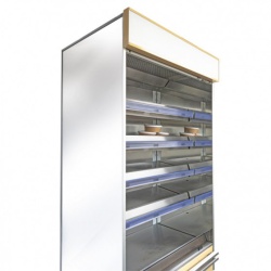 Raft cald Robben 1.0 autoservire & rotiserie 96x66x203 cm, panouri laterale oglindă - Img 3