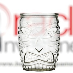 Set 12 pahare Tiki de sticlă, bar 470 ml