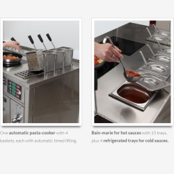 Stație de gătit paste Otello, cu zonă rece - Img 6