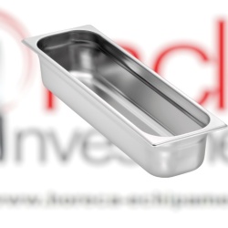 Tavă de inox GN2/4 h 100 mm