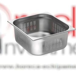 Tavă de inox (perforată) GN2/3 h 150 mm