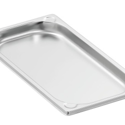 Tavă de inox (suprafață mată) GN1/3 h 20 mm - Img 3