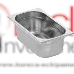 Tavă de inox (suprafață mată) GN1/4 h 100 mm