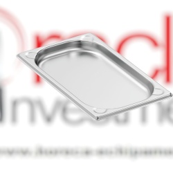 Tavă de inox (suprafață mată) GN1/4 h 20 mm
