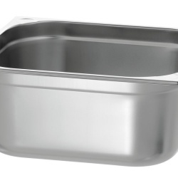 Tavă de inox (suprafață mată) GN2/3 h 150 mm - Img 2