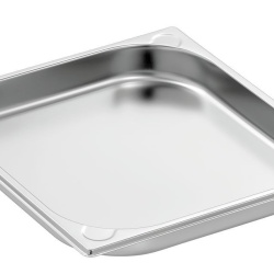 Tavă de inox (suprafață mată) GN2/3 h 40 mm - Img 3