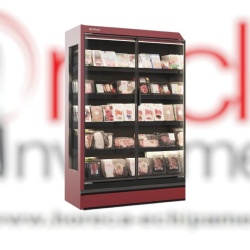 Vitrină frigorifică mixtă cu uși 1250x2050 mm, magazin sau supermarket, Infrico