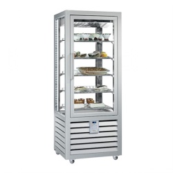 Vitrina frigorifica verticala pentru inghetata / gelaterie ventilata, 1 usa, 427 L