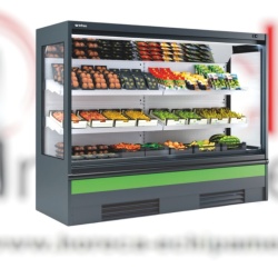 Vitrină frigorifică verticală, plug in 1250x2000 mm, Munich magazin sau supermarket, Infrico