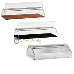 Vitrină neutră Albă pentru brioșe sau patiserii, 85 cm Forcar - Img 2